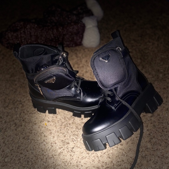 Prada Leather Boots - Picture 1 of 2